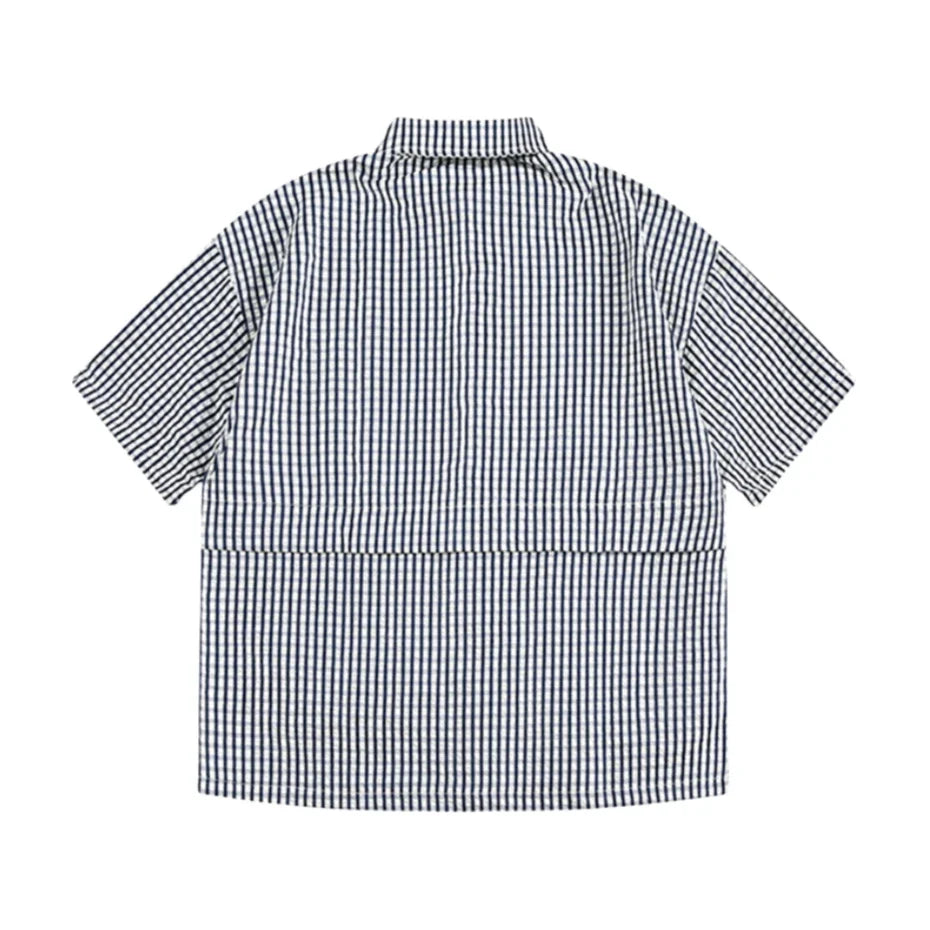 Men's Plaid Cargo Shirt