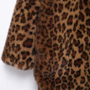 MOM Leopard Fur Coat