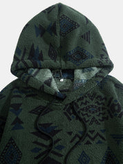 Geometric Warm Hoodie