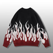 Flame Graphic Sweater