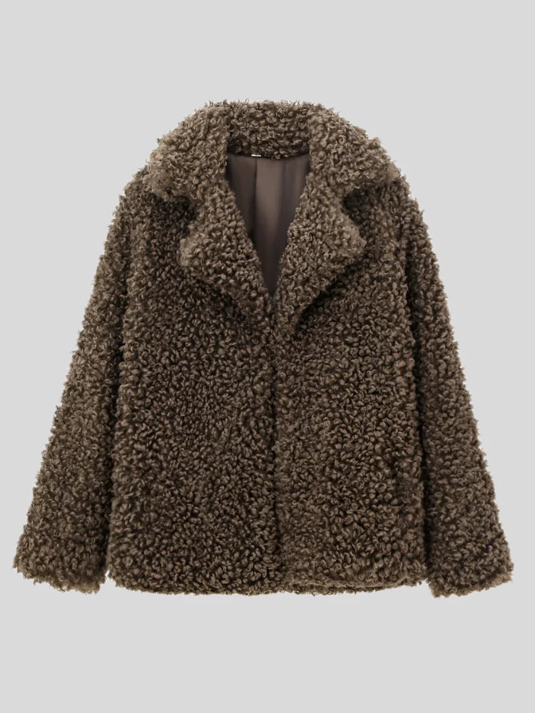 Brown Fur Coat MOM