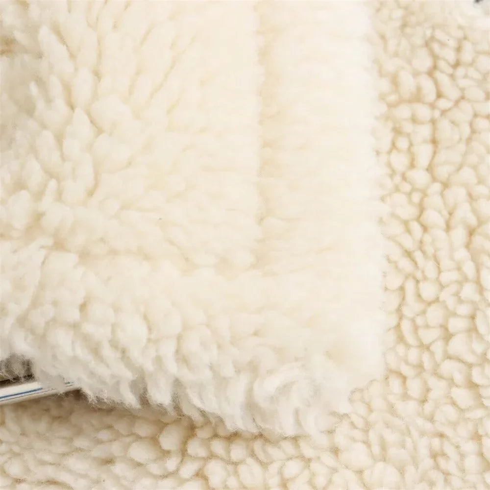 White Faux Shearling Coat