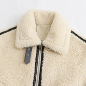 White Faux Shearling Coat