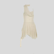 Classic White Collared Mini Dress