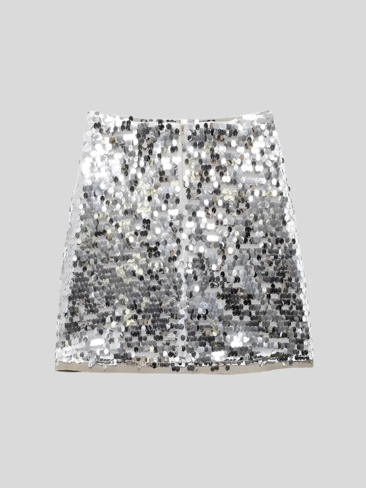 FEM Silver Sequin Vest