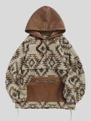 Geometric Print Jacket