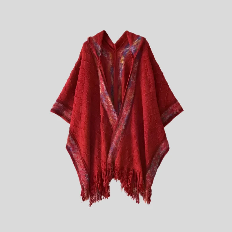 Rainbow Colorful Poncho