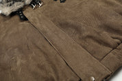 Fleece-Lined Cotton Winter Coat