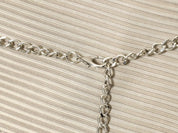 Fringed Mini Dress with Chain