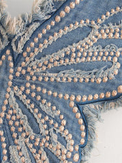 Butterfly Studded Denim Tank - festival fashion | Nomadic Enigma