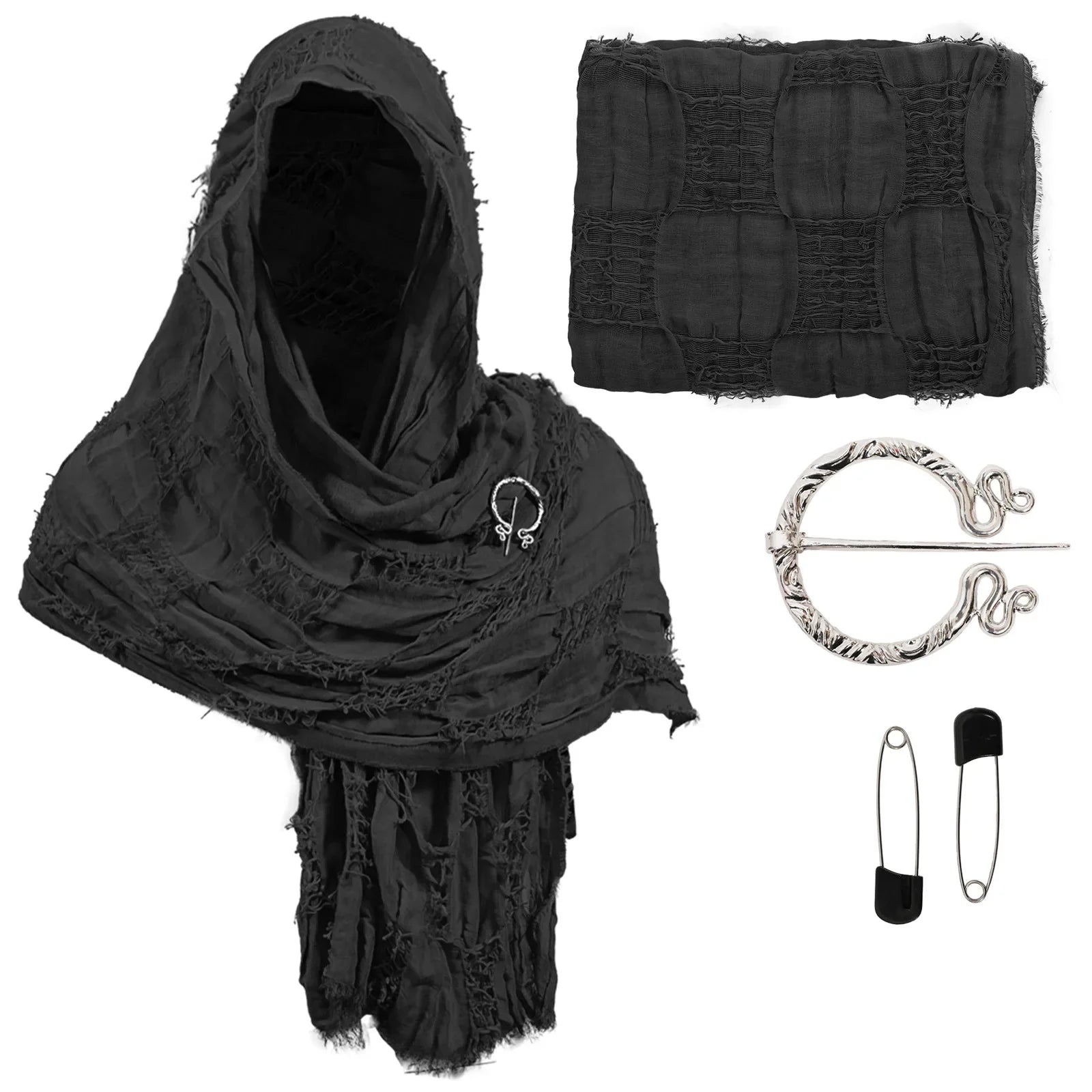 Cotton Scarf with Buckle- Festivals