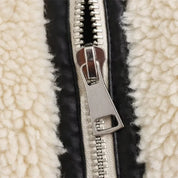White Faux Shearling Coat