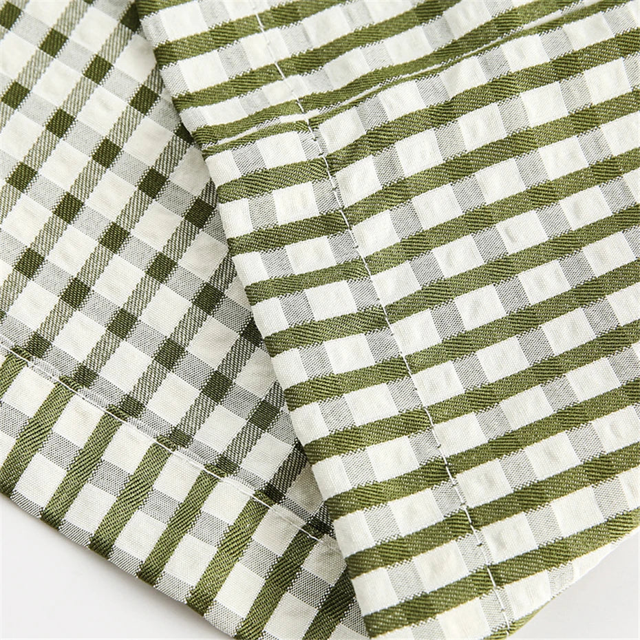 Men's Plaid Cargo Shirt