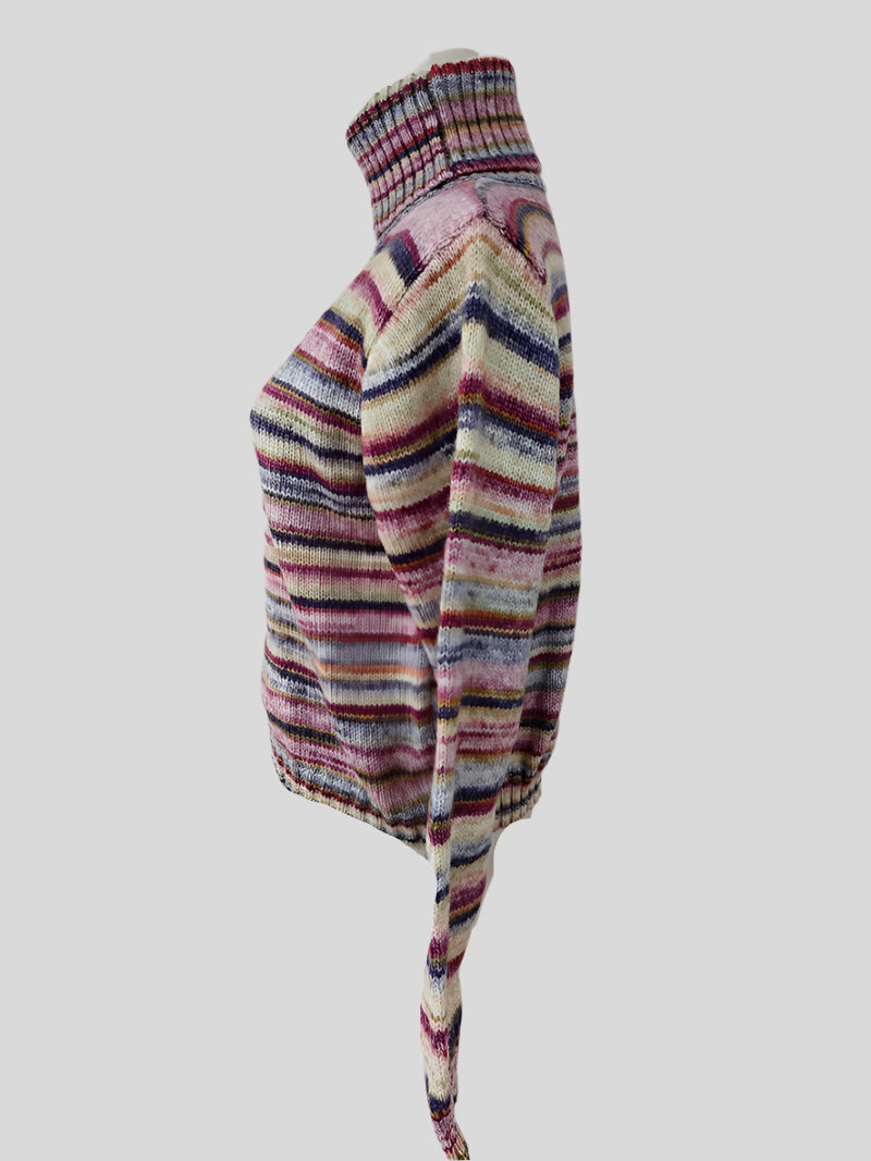 UU Striped Turtleneck