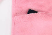 Pink Faux Fur Coat