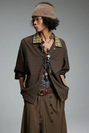 YAN Vintage Plaid Jacket