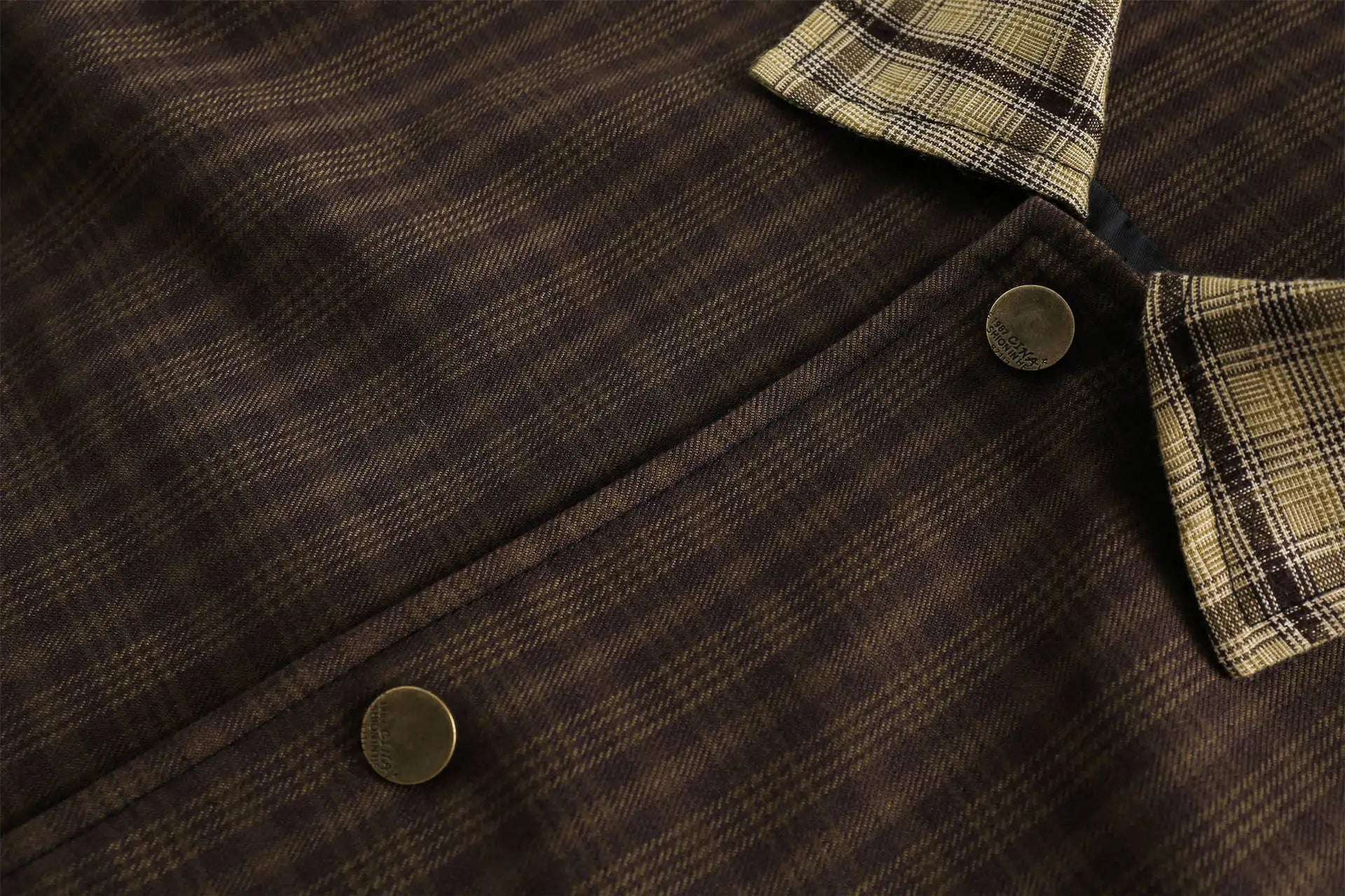 YAN Vintage Plaid Jacket