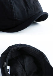 Vintage Octagonal Newsboy Cap