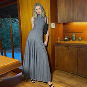 NOM Classic Drape Dress