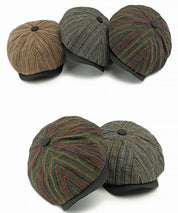 Striped Beret Hat