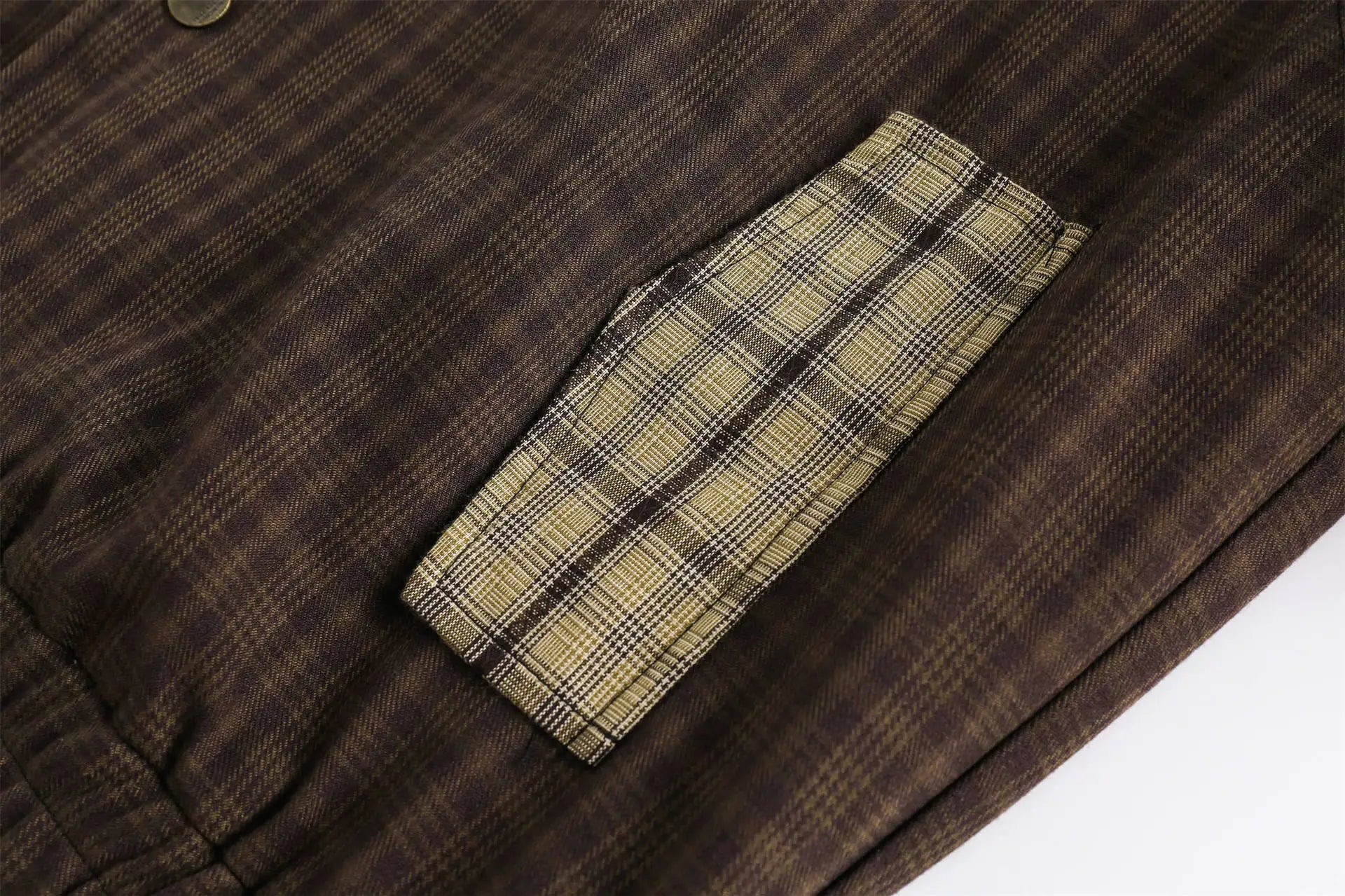 YAN Vintage Plaid Jacket