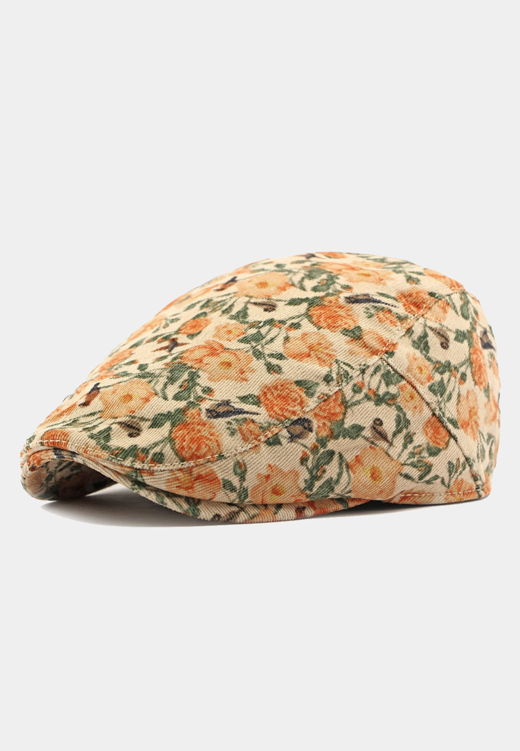 The Flora Hat – Retro Floral Beret