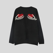 G Skeleton-Heart Sweater