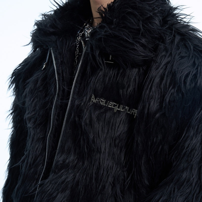 COCO Black Fur Coat