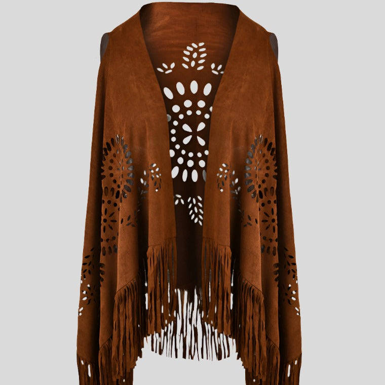 Fringed Vest Cover-Up - festival fashion | Nomadic Enigma