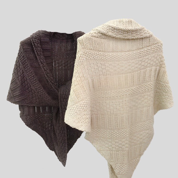 ANN Knit Poncho - festival fashion | Nomadic Enigma