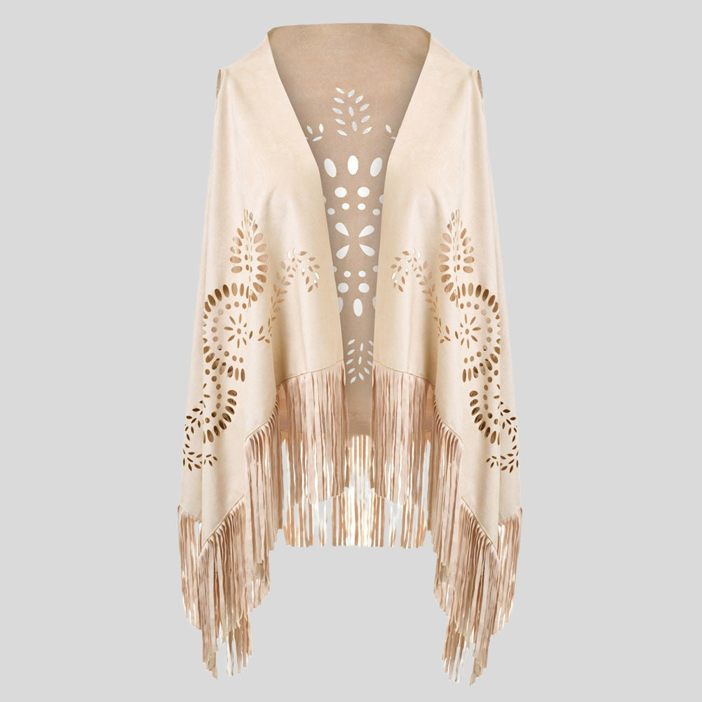 Fringed Vest Cover-Up - festival fashion | Nomadic Enigma