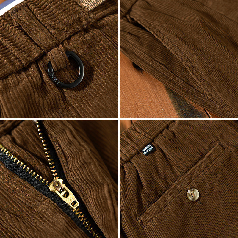 Retro Corduroy Festival Pants