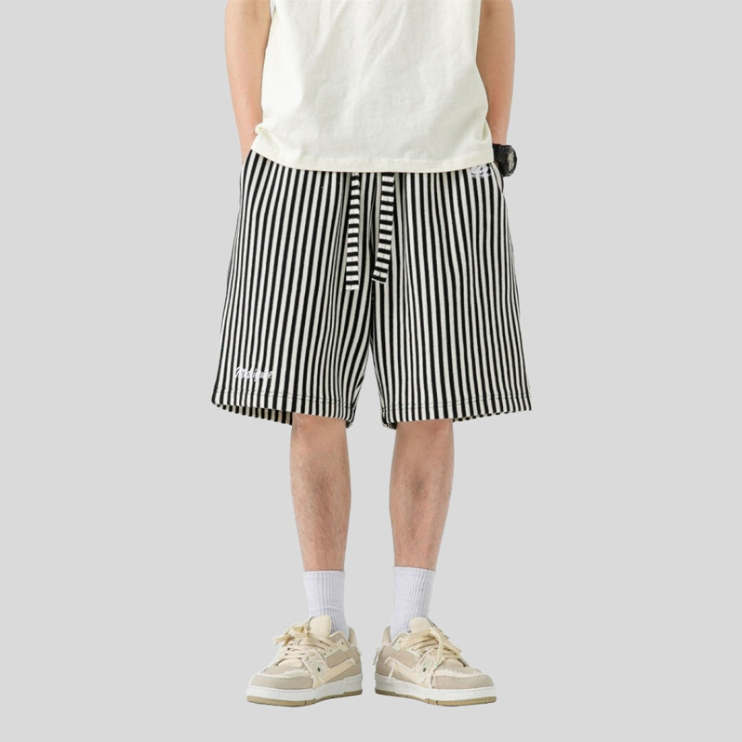 Striped Bermuda Shorts
