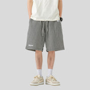Striped Bermuda Shorts