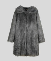 FIFI Multicolor Long Fur Coat