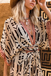 Printed Kimono Cardigan