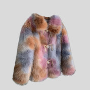 Coco Colorful Fur Coat