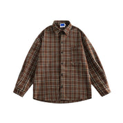 Vintage Plaid Long Shirt