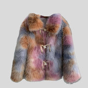 Coco Colorful Fur Coat