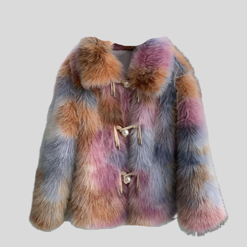 Coco Colorful Fur Coat
