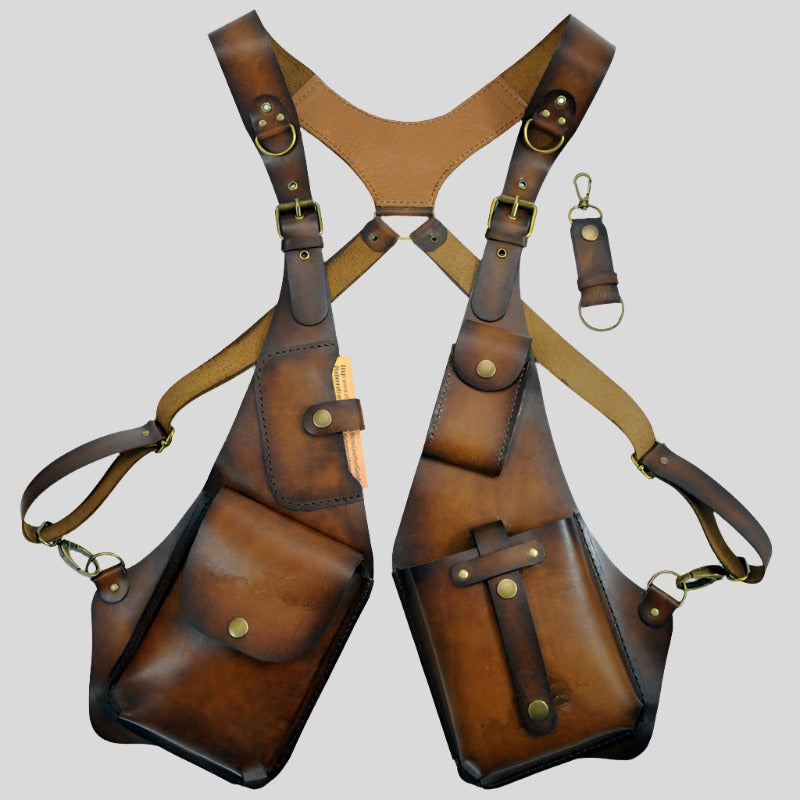 Leather Utility Vest