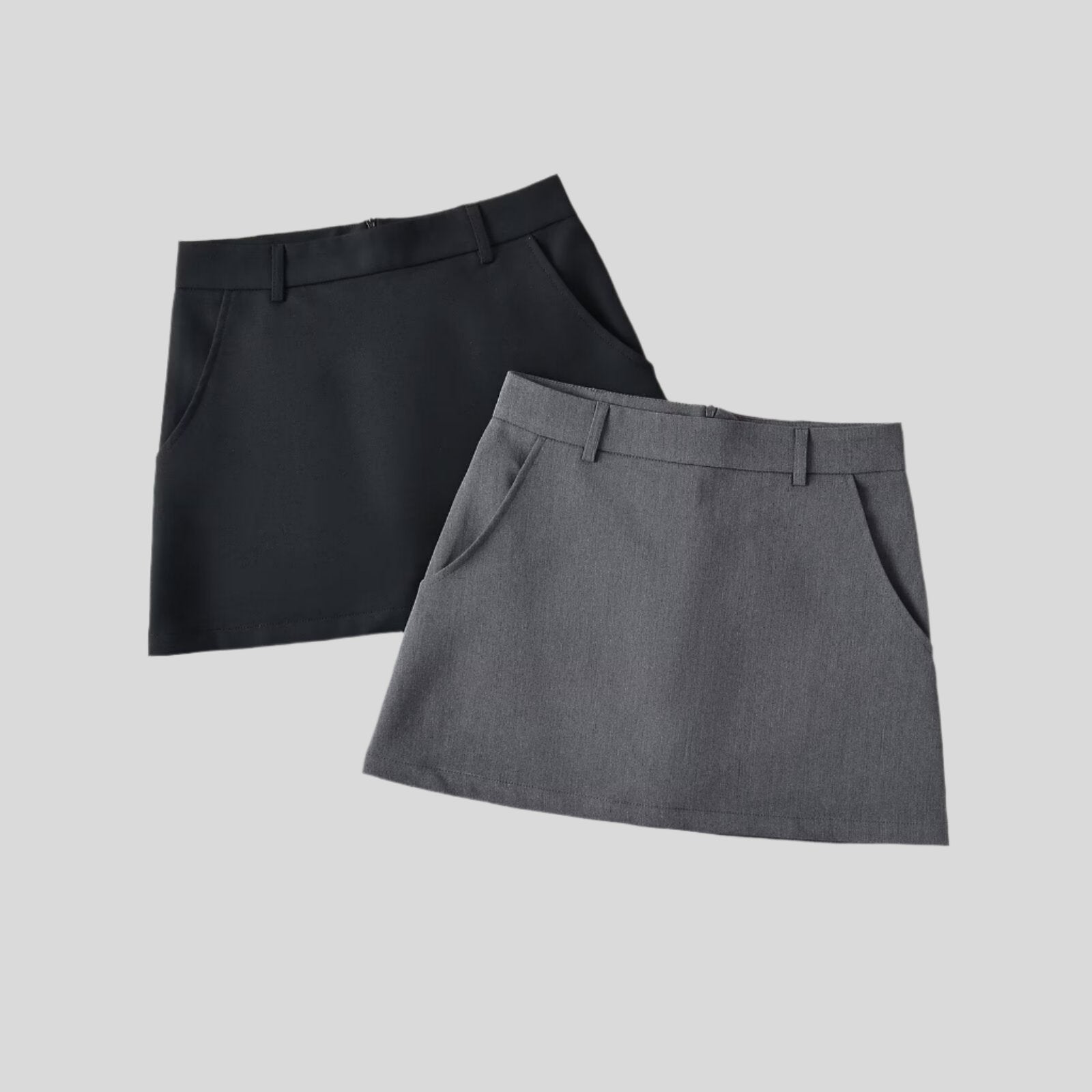 Classic Plain Mini Skirt