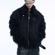 COCO Black Fur Coat