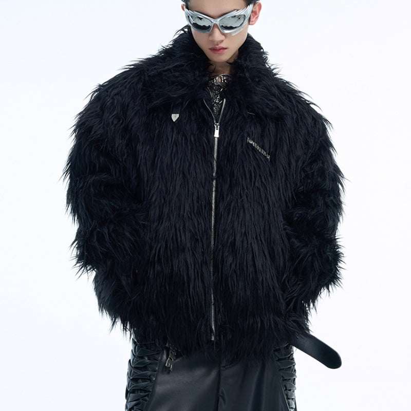 COCO Black Fur Coat