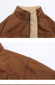 Suede & Wool Festival Winter Jacket