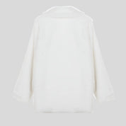 TEMPO White Fur Coat