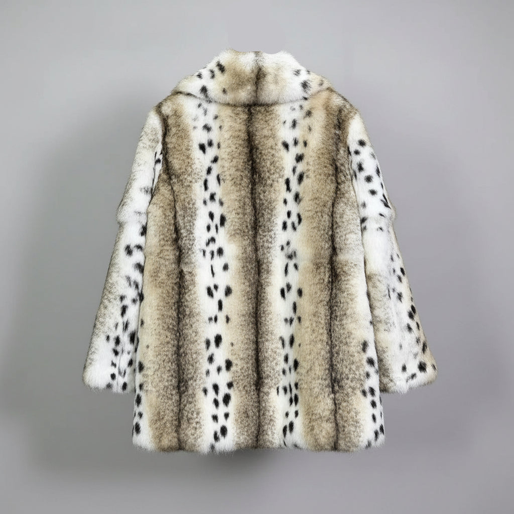 J Leopard Fur Jacket