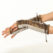 Hand-tied gloves
