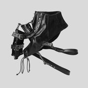 Black leather strap